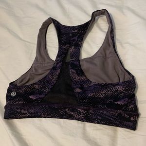 Lululemon Racerback Sports Bra - purple